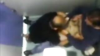 The camera left in the toilet has captured some intense action