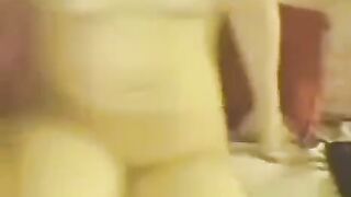 Asian beauty masturbates in front of the webcam