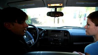 A blowjob in the car with a guy who has no conscience
