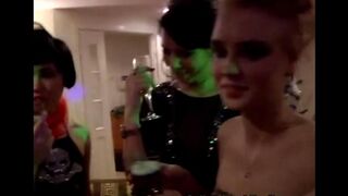 A bunch of young whores fucked at the party, bringing intense pleasure to each other