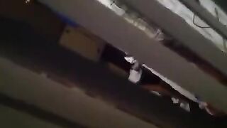 A guy shoots his neighbors having sex with a hidden camera