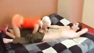 A sister could not resist her brother's deep pull