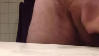 Hot sperm on the table with fingers working hard in this hot video