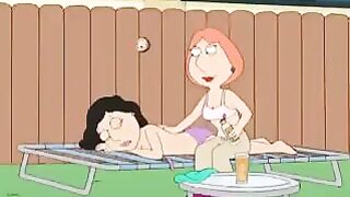 Lesbian sex with Lois and Bonnie from Family Guy