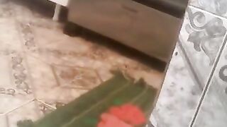 A black woman was passionately fucked by her handsome lover
