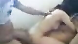 Two members fucked young Asian in an intense threesome