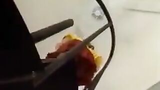 A guy is not afraid of hair and fucked her wet pussy