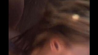 They ended up with a guy's cock on the girl's face after a wild fuck