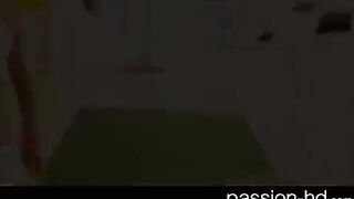 A young brunette with natural tits wants to have sex