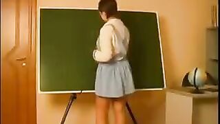 A student was seduced and fucked by her old teacher