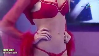 A captivating display of intimate attire on the catwalk, showcasing beauty and desire
