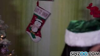 Two Snow Maidens fucked by a fat Santa Claus on Christmas
