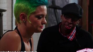 Emo anal sex with a hot fair-haired girl in stockings
