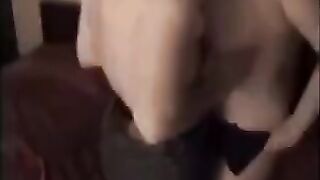 A pretty young girl got her pussy fully fucked by a huge dick