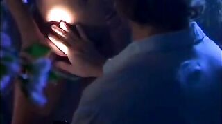 Sex in the fog on a romantic night with a passionate finish