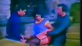 The hottest threesome action from the old Italian school