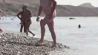 A passionate nudist vacation in the beautiful region of Crimea