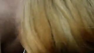 Winter blowjob on the street for everyone to see