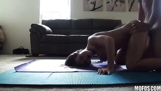 The guy fucked his sister at her home, it was very passionate