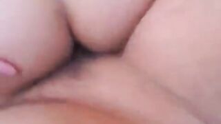 First-person creampie sex with stunning quality