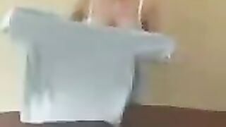 The big milk is dispensed by a professional master