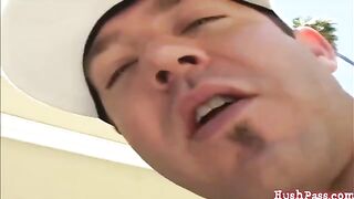 Businessman opens his ass for money in HD