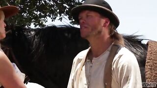 Babe Chenel Preston serves the young man and gets a cumshot