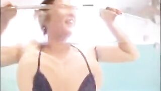 Small dick for the girl with big boobs is like a dream