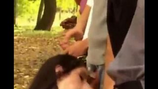 Four girls have been raped by a group of guys right on the street