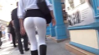 The camera follows the juicy Argentine ass with a tempting view