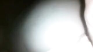 The chick was caught at night and fucked on camera