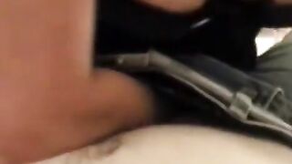 Husband shoots his sexy wife in corset with stockings