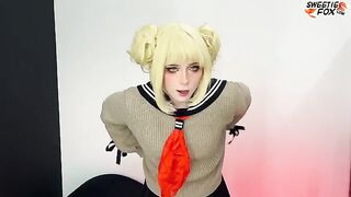 Himiko Toga gets fucked after taking an exam and sucking his cock