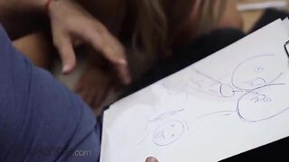 Lovely student Lovita Fate fucks with her teacher in a steamy scene