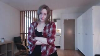The girl was aroused by a huge toy, she could not handle it all