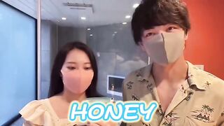 Japanese guy’s slippery handjob with lotion ends with a massive creampie