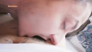 The couple reaches the maximum pleasure both of them have ever felt