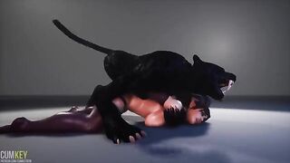 The Succubus seduced Furies and he inseminated her in a wild encounter