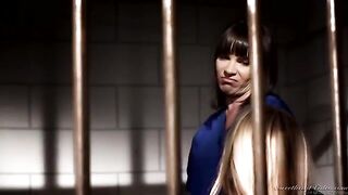 Lesbian sex of two prisoners in their cell