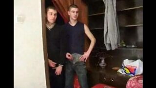 The grandmother is having fun with her grandson and his friends