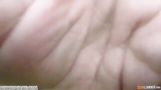 The blond girl got a hard cock in her ass on the road