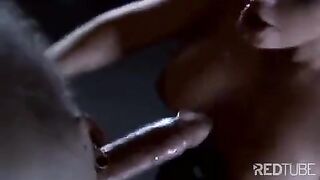 The lady has a related slave who licks her pussy in stockings