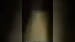 The wife ran in a thong around the apartment with the military