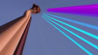 A public blowjob in exchange for money with a pretty woman wearing glasses
