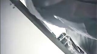 The guy put a camera in the shop and shot under girls' skirts