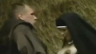 A pregnant nun got fucked by a taxi driver in the kinkiest way