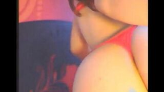 A sexy girl fucks herself in all holes with a powerful vibrator