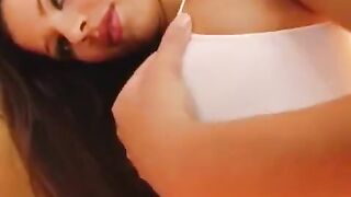 The girl has a juicy cock, which is very convenient for sex