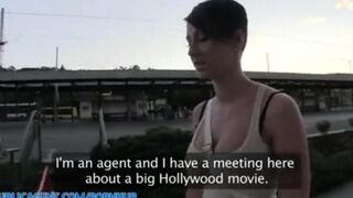Girls working in porn can pick up guys for sex and money