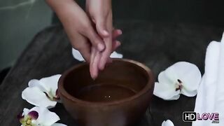 Hot erotic massage with a friend, just great!